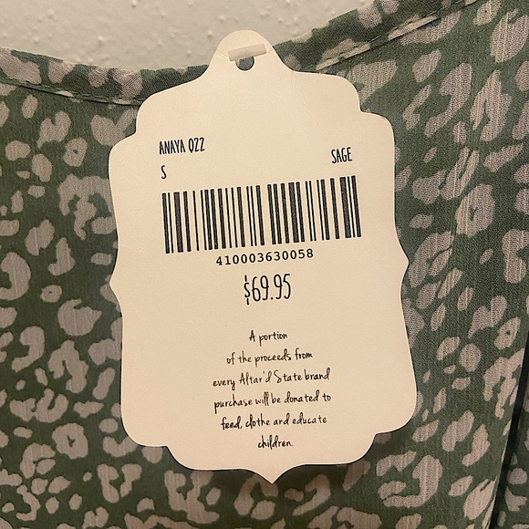 Altar’d State Sage Green Mini Dress - Picture 3 of 4